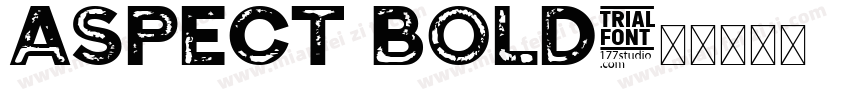 Aspect Bold字体转换